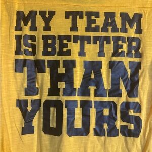 Victoria’s Secret PINK gold Pittsburgh steeler shirt